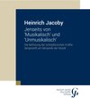 Buchcover Jenseits von 'Musikalisch' und 'Unmusikalisch'