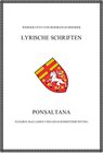 Buchcover Werner Otto von Boehlen-Schneider: Lyrische Schriften / Ponsaltana