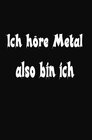 Buchcover Lustig Heavy Metal Sprüche Notizbuch für Metal und Rock Fans punktiert dotted 68 Seiten