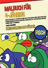 Buchcover Malbuch für 4-Jährige (Fisch)