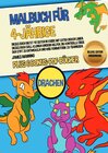 Buchcover Malbuch für 4-Jährige (Drachen) Deluxe Edition - Ringbindung
