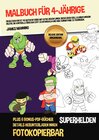 Buchcover Malbuch für 4-Jährige (Superhelden) Deluxe Edition - Ringbindung
