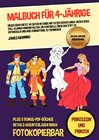 Buchcover Malbuch für 4-Jährige (Prinzessin und Prinzen) Deluxe Edition - Ringbindung