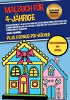 Buchcover Malbuch für 4-Jährige (Prinzessin und Prinzen) Deluxe Edition - Ringbindung