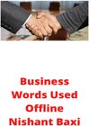 Buchcover Business Words Used Offline