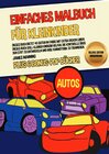 Buchcover Einfaches Malbuch für Kleinkinder (Autos) Deluxe Edition - Ringbindung