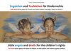 Buchcover Engelchen und Teufelchen für Kinderrechte / Little angels and devils for the children's rights