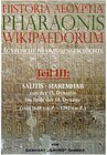 Buchcover Historia Aegiptia Pharaonis Wikipaedorum, Teil III