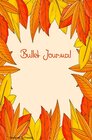 Buchcover Herbst / Notizbuch Herbst Design,Bullet Journal, Geschenkidee, Softcover, 68 Seiten dotted