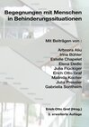 Buchcover Begegnungen mit Menschen in Behinderungssituationen