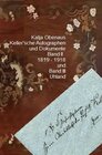 Buchcover Handbuch Keller'scher Autographen und Dokumente mit Transscriptionen / Keller'sche Autographen und Dokumente Band II und