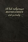 Buchcover Notizbuch für Mathelehrer