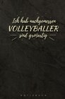 Buchcover Notizbuch für Volleyballer