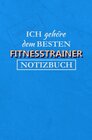 Buchcover Notizbuch Fitnesstrainer