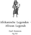 Buchcover Afrikanische Legenden - African Legends