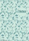 Buchcover Notizbuch A5 liniert [Blue Leaves – Blaue Blätter] Softcover von Daily Paper Design | 80 Seiten | als Tagebuch, Bullet J