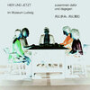 Buchcover HIER UND JETZT im Museum Ludwig: zusammen dafür und dagegen / HERE AND NOW at the Museum Ludwig: together for and agains
