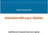 Buchcover Unternehmensführung in Südafrika