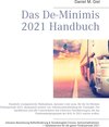 Buchcover Das De-Minimis 2021 Handbuch