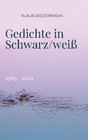 Buchcover Gedichte in Schwarz/weiß
