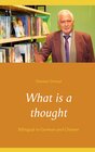 Buchcover What is a thought