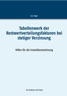 Buchcover Tabellenwerk der Restwertverteilungsfaktoren bei stetiger Verzinsung
