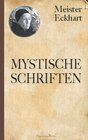 Buchcover Meister Eckhart: Mystische Schriften
