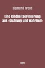 Buchcover Eine Kindheitserinnerung aus Dichtung und Wahrheit