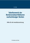 Buchcover Tabellenwerk der Rentenendwertfaktoren nachschüssiger Renten