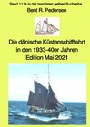 Buchcover maritime gelbe Reihe bei Jürgen Ruszkowski / Die dänische Küstenschifffahrt In den 1933-40er Jahren - Edition Mai 2021 -