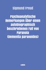 Buchcover Sigmund Freud gesammelte Werke / Psychoanalytische Bemerkungen über einen autobiographisch beschriebenen Fall von Parano