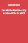 Buchcover Sigmund Freud gesammelte Werke / Eine Kindheitserinnerung des Leonardo da Vinci