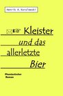 Buchcover Kleister und das allerletzte Bier