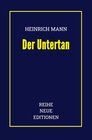 Buchcover Heinrich Mann: Der Untertan