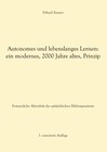 Buchcover Autonomes und lebenslanges Lernen: ein modernes, 2000 Jahre altes, Prinzip