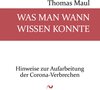 Buchcover Was man wann wissen konnte