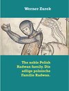 Buchcover The noble Polish Radwan family. Die adlige polnische Familie Radwan.