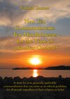 Buchcover New Ten Commandments - Ten Mindfullnesses - for the Time of and after Covid-19