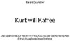 Buchcover Kurt will Kaffee