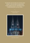 Buchcover Warum Sie Koeln-Domains und Cologne-Domains für Ihre Köln-Webseiten verwenden sollten...