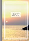 Buchcover 2022 Sarah Ela Joyne Kalender - Wochenplaner - Terminplaner - Design: Stille am Meer