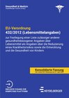 Buchcover Gesundheit und Medizin / EU-Verordnung 432/2012 (Lebensmittelangaben)