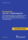 Buchcover EU-Verordnung 1007/2011 (Textilerzeugnisse)