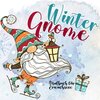 Buchcover Winter Gnome Malbuch für Erwachsene