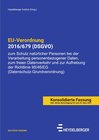 Buchcover EU-Verordnung 2016/679 (DSGVO)