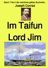 Buchcover maritime gelbe Reihe bei Jürgen Ruszkowski / Im Taifun – Lord Jim – Band 174e in der maritimen gelben Buchreihe – bei Jü