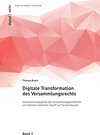 Buchcover digital | recht: Staat und digitale Gesellschaft / Digitale Transformation des Versammlungsrechts