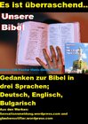 Buchcover Es ist überraschend ... Gedanken zur Bibel in Deutsch, Englisch und Bulgarisch
