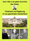 Buchcover gelbe Buchreihe / Parlament und Regierung im neu geordneten Deutschland – Band 188e in der gelben Buchreihe – Farbe – be