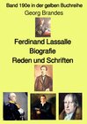 Buchcover gelbe Buchreihe / Ferdinand Lassalle – Biografie – Reden und Schriften – Band 190e in der gelben Buchreihe – bei Jürgen 